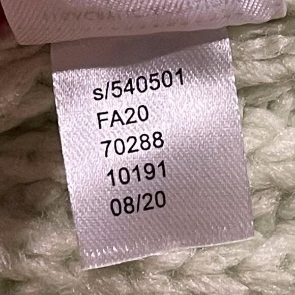 NWT Ann Taylor Sweater Turtleneck Minimalist Cottage Ribbed Cozy Green Large - Picture 5 of 7